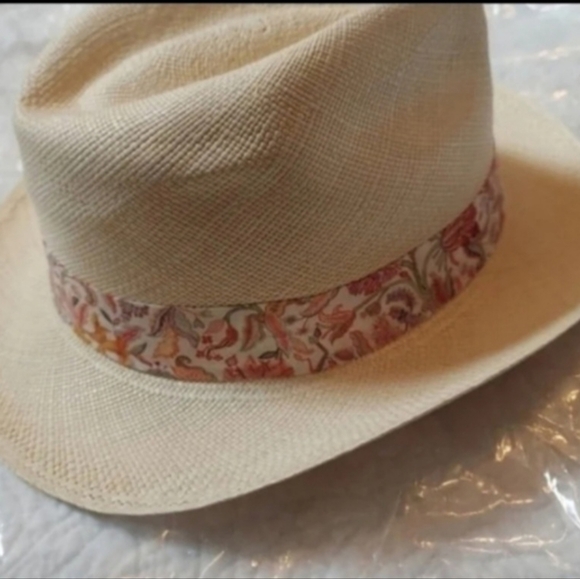 J.Crew Liberty® Genuine Panama Hat in Size SM-MED Natural Garden BNWT 1 Left! main image 13